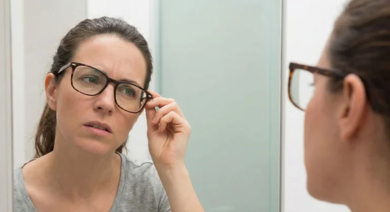 why do your glasses look crooked